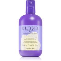 Inebrya BLONDesse No-Yellow Shampoo šampon za nevtralizacijo rumenih tonov za blond in sive lase 300 ml