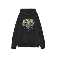 Cropp - Črna pulover s kapuco Gremlins - črna