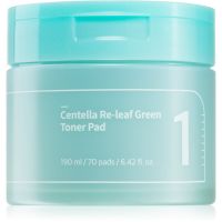 Numbuzin No. 1 Centella Re-Leaf Green Toner Pad тонизиращи възглавнички за успокояване на кожата 70 бр.
