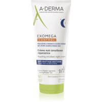 A-Derma Exomega Control Repairing Emollient Night Cream regenerierende Nachtcreme gegen Kratzen 200 ml