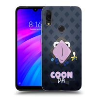 Silikónový prehľadný obal pre Xiaomi Redmi 7 - COONDA chlupatka - tmavá