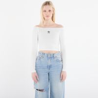 T-shirt adidas Essentials Rib Off Shoulder Long-Sleeve Top T-Shirt White XL