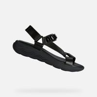 Black women's sandals Geox Spherica Ec5w - Women's