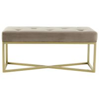 MID.YOU LAVICA, kov, textil, kompozitné drevo, 40/40/90 cm