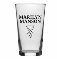 Szklanka Marilyn Manson - Logo - RAZAMATAZ