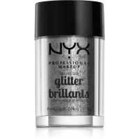 NYX Professional Makeup Face & Body Glitter Brillants šljokice za lice i tijelo nijansa 10 Silver 2.5 g