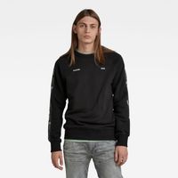 G-STAR Sweatshirt - Tape raglan sw r black