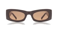 A.Kjærbede Frida Brown Unisex - Slnečné okuliare A.Kjærbede - Hnedá - KL2502-007-One-size - Size: One size