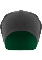 Jersey Beanie Double Sided H.Charcoal/Kelly