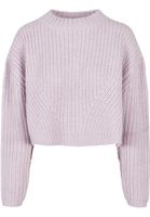 Women's wide oversize sweater soft lilac