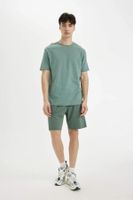 DEFACTO Slim Fit Slim Cut Skinny Leg Pocket Basic Plain Shorts