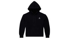 Converse Embroidered Star Chevron Pullover Hoodie Dámske - Mikiny a mikiny s kapucou Converse - Čierna - 10020872-A01-XS - Size: XS