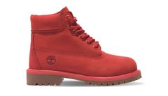 Timberland Premium 6 Inch Waterproof Boot Medium Red