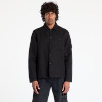 Μπουφάν C.P. Company Cotton/Linen Full Zip Overshirt Black S