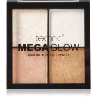 Technic Cosmetics Mega Glow paleta osvetljevalcev 10 g
