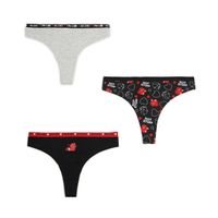 Cropp - 3-paket gaćice Hot Stuff The Little Devil - crno