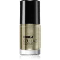 NOBEA Metal Gel-like Nail Polish βερνίκι νυχιών για τζελ αποτέλεσμα απόχρωση Olive green N#79 6 ml