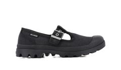Palladium Pampa M-Jane Washed Black Dámske - Topánky Palladium - Čierna - 94475-008-M-4 - Size: 4