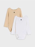 Sinsay - Body 2 pack - beżowy