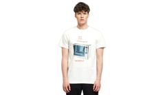 Dedicated Stockholm Shrigley Microwave Off White Pánske - Tričká Dedicated - Biela - 21052-L - Size: L