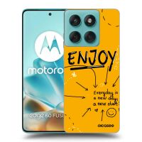 Silikónový čierny obal pre Motorola Edge 60 5G - Enjoy