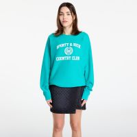 Φούτερ Sporty & Rich Varsity Crest Soft Crewneck UNISEX Spring Green XL
