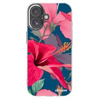 Silikónový prehľadný obal pre Apple iPhone 17 - Hibiscus