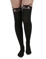 Strumpfhose PAMELA MANN - Kitty Cat Over - schwarz 36-42