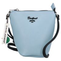 Női crossbody táska David Jones Ababa - világoskék