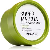 Some By Mi Super Matcha Pore Clean čistilna maska za obraz iz ilovice za zmanjšanje por 100 g