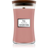 Woodwick Pressed Blooms & Patchouli mirisna svijeća s drvenim fitiljem 609,5 g