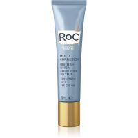 RoC Multi Correxion Even Tone + Lift gladilna in posvetlitvena krema za predel okoli oči proti gubam in temnim kolobarjem 15 ml