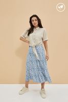 Marisse Women's Skirt L-Sc-4010 Blue