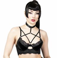 KILLSTAR - Damen-BH - Anity Bondage - Schwarz 4XL