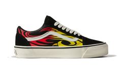 Vans LX Old Skool Y2K Flame Black White - Pánske - Tenisky Vans - Čierne - VN000D56MCG - Veľkosť: 46