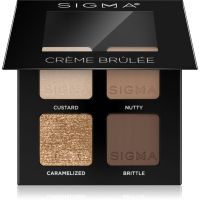 Sigma Beauty Quad Lidschattenpalette Farbton Crème Brûlée 4 g