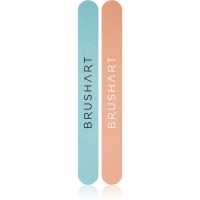 BrushArt Accessories Nail file duo set pilic odtenek Apricot/Minty 2 kos