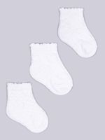 Yoclub Kids's Girls' Jacquard Socks 3-pack SKL-0001G-0100