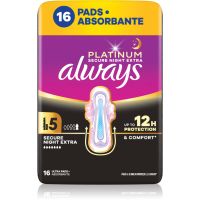 Always Platinum Night Extra Size 5 прокладки гігієнічні нічна 16 кс