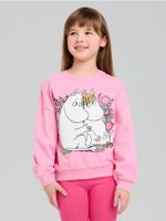 Sinsay - Bluza The Moomins - różowy