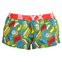 Női bő szárú boxeralsók Styx art sportos gumipánt szett (T1257) XL