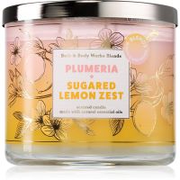 Bath & Body Works Plumeria & Sugared Lemon Zest aроматична свічка 411 гр