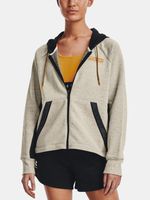 Under Armour Rival FZ Hoodie Sweatshirt Beige