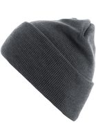 Beanie Basic Flap Long Version V.Grey