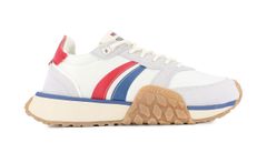 Palladium Troop Runner Flame White Chili Blue M Muškarci - Tenisice Palladium - Bijela - 74487-160-M-9 - Size: 9