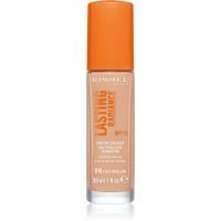 Rimmel Lasting Radiance rozjasňujúci make-up SPF 25 odtieň 010 Light Porcelain 30 ml