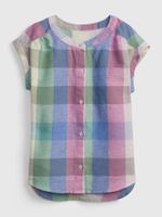 GAP Kids plaid top - Girls