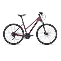 Dámské crossové kolo KELLYS PHEEBE 20 28" 10.0 S (17", 155-170 cm) Rosy Red