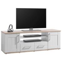 Xora NÍZKA KOMODA, biela, farba smrekovca, 152/50/44 cm