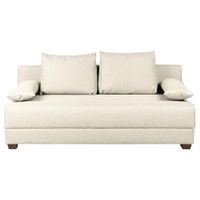 MID.YOU ROZKLADACIA POHOVKA, textil, krémová